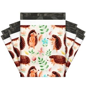 Poly Mailers (10 Count) Hedgehog Patterned